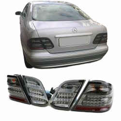 Πισινά Φανάρια Set Για Mercedes-Benz CLK W208 97-02 Led Φιμέ Eagle Eyes