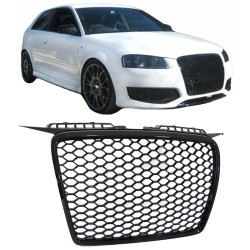 Μάσκα Για Audi A3 8P 05-08 RS3 Look Κυψελωτή Γυαλιστερό Μαύρο 1 Τεμάχιο Μάσκα Για Audi A3 8P 05-08 RS3 Look Κυψελωτή Γυαλιστερό Μαύρο 1 Τεμάχιο