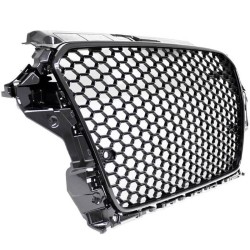 Μάσκα Για Audi A3 8V 12-16 RS3 Look Κυψελωτή Γυαλιστερό Μαύρο 1 Τεμάχιο Μάσκα Για Audi A3 8V 12-16 RS3 Look Κυψελωτή Γυαλιστερό Μαύρο 1 Τεμάχιο