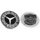 Σήμα Τάπα Καπό Mercedes-Benz Γνήσιο A000817170157 57mm Μαύρο