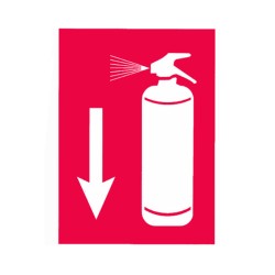 Πινακίδα Pvc "Θέση Πυροσβεστήρα" 10.5 x 14cm 1 Τεμάχιο Πινακίδα Pvc "Θέση Πυροσβεστήρα" 10.5 x 14cm 1 Τεμάχιο