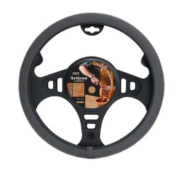 Κάλυμμα Tιμονιού Handmade Δερματίνη Σκούρο Γκρί Medium 37-39cm HMA40DG Κάλυμμα Tιμονιού Handmade Δερματίνη Σκούρο Γκρί Medium 37-39cm HMA40DG