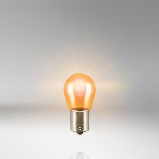 Λάμπες Φλας PY21W BAU15S Πορτοκαλί 12volt 21 watt Original Line Osram 7507-02B 2 Τεμάχια