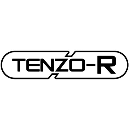 Κολάρο Σιλικόνης Tenzo-R Γωνία 180* Φ76/76mm 125+125mm Μαύρο-Κόκκινο