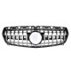 Μάσκα Για Mercedes-Benz A-Class W176 12-15 GT Amg Panamericana Look Μαύρο/Χρώμιο 1 Τεμάχιο