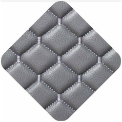 Ημικαλύμματα Μπροστινών Καθισμάτων Royal Δερματίνη Γκρι 4 Τεμάχια