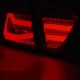 Πισινά Φανάρια Set Για Bmw 3 E90 05-08 Led Bar Κόκκινο/Φιμέ JunYan