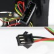 Πισινά Φανάρια Set Για Bmw 3 E90 05-08 Led Bar Κόκκινο/Φιμέ JunYan