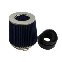 Φιλτροχοάνη Αυτοκινήτου Διπλής Ροής Universal Φ100 Με 5 Αντάπτορες Φ60/65/70/80/90mm Μπλε Φιλτροχοάνη Αυτοκινήτου Διπλής Ροής Universal Φ100 Με 5 Αντάπτορες Φ60/65/70/80/90mm Μπλε