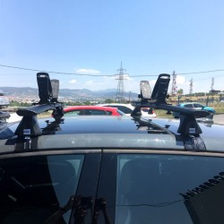 Μπάρες Οροφής Μεταφοράς Καγιάκ CRUZ 940-622 Rafter Μαύρες Σετ 4 Τεμάχια