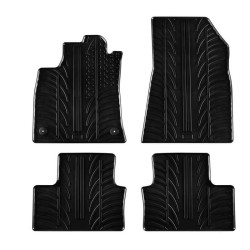 Πατάκια Αυτοκινήτου Gledring 0029 Renault Clio V Hatchback 2019- Μαύρο 4 Τεμάχια