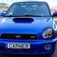 Μπροστινά Φανάρια Set Για Subaru Impreza 00-03 Angel Eyes & Led Μαύρα H1/H1 Manual JunYan