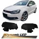 Φλας Καθρέπτη Για Vw Polo 6R 6C 09-17 Dynamic Led Canbus Μαύρο/Φιμέ 2 Τεμάχια