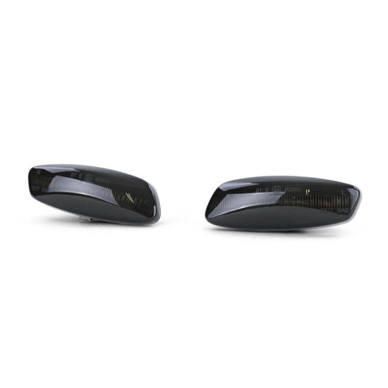 Φλας Καθρέπτη Για Peugeot 207/ 308 / 3008 / 5008 RCZ / Citroen C3 /DS3 / DS4/ C5 Dynamic Mαύρο 2 Τεμάχια