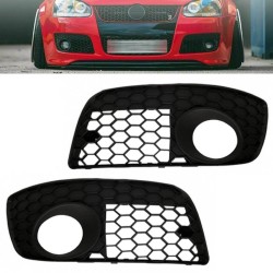 Δίχτυ Προφυλακτήρα Εμπρός Πλαινό Για VW Golf V (5) 04-08 GT / GTI Με Κυψελωτές Τρύπες Με Τρύπα Προβολέα Αριστερό & Δεξί 2 Τεμάχια