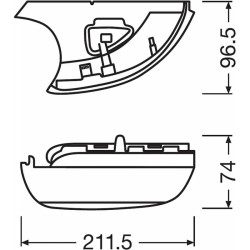 Φλας Καθρέπτη Για Vw Golf 6 VI 08-12 / Touran 10-15 Osram Dynamic Led Canbus Μαύρο 2 Τεμάχια Φλας Καθρέπτη Για Vw Golf 6 VI 08-12 / Touran 10-15 Osram Dynamic Led Canbus Μαύρο 2 Τεμάχια
