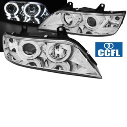 Μπροστινά Φανάρια Set Για Bmw Z3 95-02 ccfl Angel Eyes Χρωμίου H1/H1 Sonar