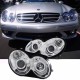 Μπροστινά Φανάρια Set Για Mercedes-Benz CLK W209 03-10 Projectors Χρωμίου H7/H7 Με Ρυθμιστή Αέρος Depo