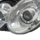 Μπροστινά Φανάρια Set Για Mercedes-Benz CLK W209 03-10 Projectors Χρωμίου H7/H7 Με Ρυθμιστή Αέρος Depo