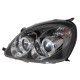 Μπροστινά Φανάρια Set Για Toyota Yaris 99-03 Angel Eyes Μαύρα H1/H1 Manual Sonar