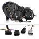 Μπροστινά Φανάρια Set Για Mercedes-Benz E-Class W211 02-06 DRL Xenon D2S/H7 Χρωμίου Με Μοτέρ Sonar
