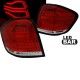 Πισινά Φανάρια Set Για Mercedes-Benz ML W164 05-08 Full Led Bar Κόκκινο/Crystal JunYan