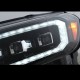 Μπροστινά Φανάρια Set Για Ford Ranger 15-20 DRL Dynamic Start Up Μαύρα Full Led Με Μοτέρ VLand
