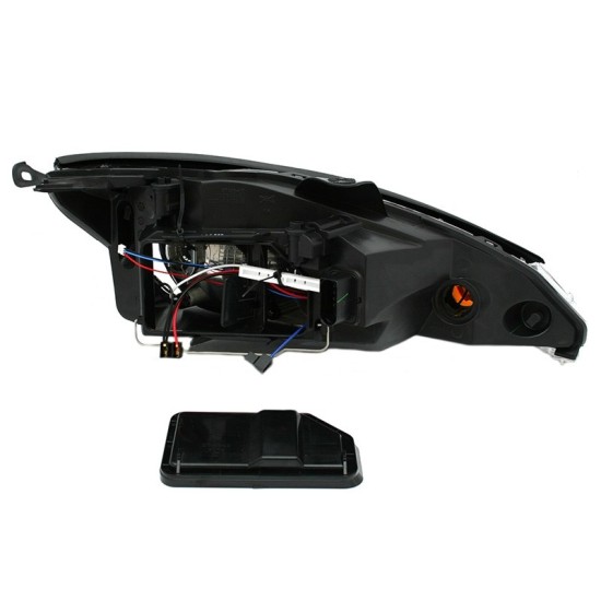 Φανάρι Μπροστινό Αριστερό Για Ford Focus 01-04 Μαύρο H7/H1 TYC