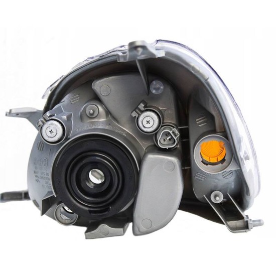 Φανάρι Μπροστινό Δεξί Για Toyota Yaris 99-03 Μαύρο H4 Με Μοτέρ Depo