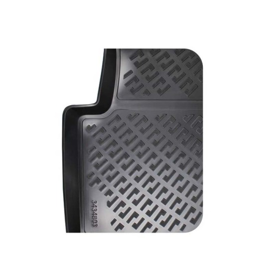 Πατάκια Σκαφάκια 3D Από Λάστιχο TPE Για Skoda Scala 19+ Rizline 4 Τεμάχια Μαύρα