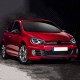 Μπροστινά Φανάρια Set Για Vw Golf VΙ (6) 08-12 Mk8 Golf Look Dynamic Start DRL & Φλας Μαύρα Full Led Με Μοτέρ VLand