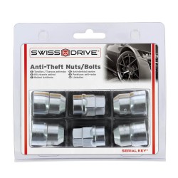 Αντικλεπτικά Μπουλόνια Ασφαλείας Butzi Premium Kit 6 pcs Με Μοναδικό Κλειδί-Εργαλείο Type-AA M12x1.25