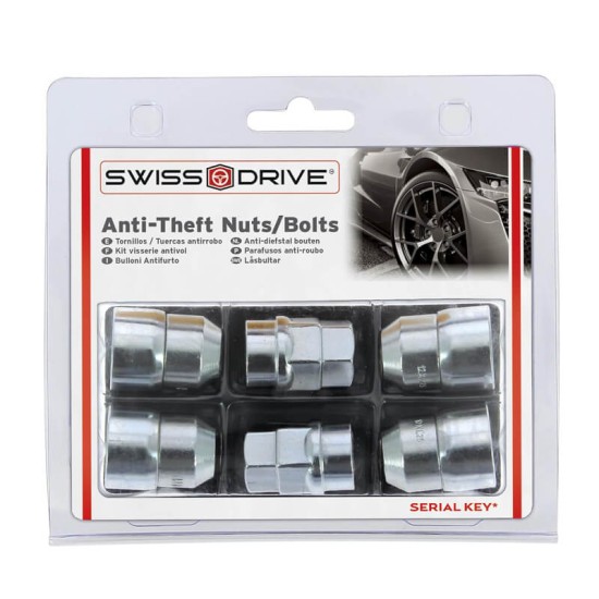 Αντικλεπτικά Μπουλόνια Ασφαλείας Butzi Premium Kit 6 pcs Με Μοναδικό Κλειδί-Εργαλείο Type-AA M12x1.25 Αντικλεπτικά Μπουλόνια Ασφαλείας Butzi Premium Kit 6 pcs Με Μοναδικό Κλειδί-Εργαλείο Type-AA M12x1.25