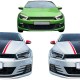 Μπροστινά Φανάρια Set Για Vw Scirocco 08-14 DRL Dynamic  Μαύρα H7/H1 Με Μοτέρ Sonar