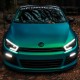Μπροστινά Φανάρια Set Για Vw Scirocco 08-14 DRL Dynamic  Μαύρα H7/H1 Με Μοτέρ Sonar