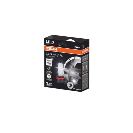Λάμπες Led H8/H11/H16 Osram 12volt 8.20watt 6000k 67219CW 2 Τεμάχια