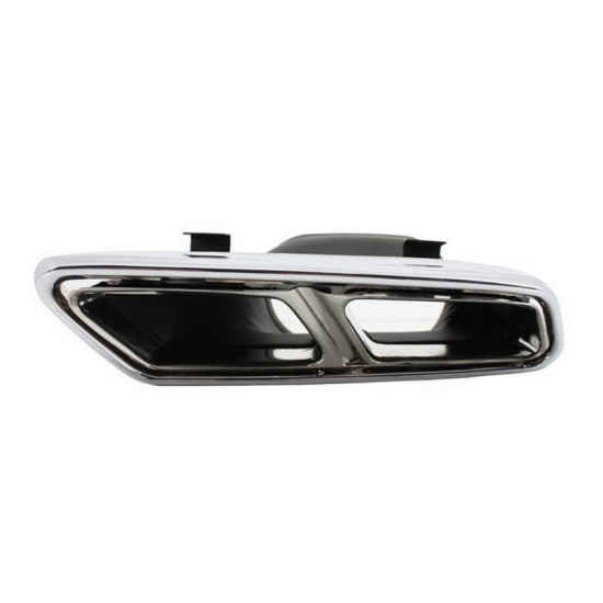 Μπούκες Εξάτμισης Για Mercedes-Benz E-Class W212 Facelift / S-Class W222 / CLS W218 Amg Look 2 Τεμάχια