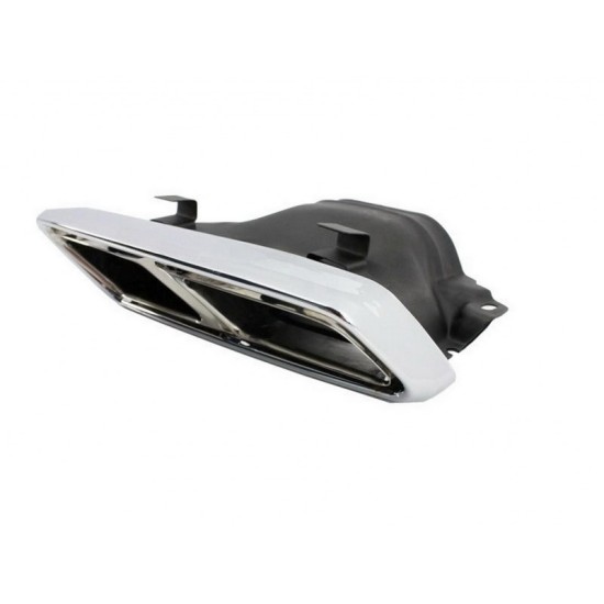 Μπούκες Εξάτμισης Για Mercedes-Benz E-Class W212 Facelift / S-Class W222 / CLS W218 Amg Look 2 Τεμάχια