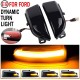 Φλας Καθρέπτη Για Ford Ranger T6 12-19 Dynamic Led Φιμέ 2 Τεμάχια