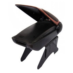 Κεντρική Κονσόλα / Τεμπέλης / Υποβραχιόνιο Αυτοκινήτου Classic Με Ποτηροθήκες Καφέ Universal 22206