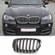 Καρδιά Μάσκας Αριστερή Για Bmw X5 E70 07-13 / X6 E71 08-14 Χρώμιο/Ασημί 1 Τεμάχιο