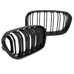 Καρδιές Μάσκας Για Bmw 1 F20 / F21 15-19 M4 Look Με Διπλή Γρίλια Με 12 Γραμμές Μαύρο Γυαλιστερό 2 Τεμάχια Καρδιές Μάσκας Για Bmw 1 F20 / F21 15-19 M4 Look Με Διπλή Γρίλια Με 12 Γραμμές Μαύρο Γυαλιστερό 2 Τεμάχια