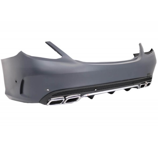 Body Kit Για Mercedes-Benz C-Class W205 14-18 Sedan Amg C63 Look Με Μάσκα & Μπούκες