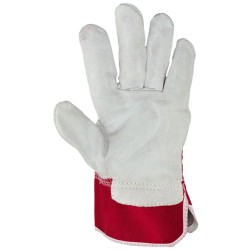 Γάντια Εργασίας Δερματοπάνινα Από Δέρμα Μόσχου 01.00042 No10 - XL 2 Τεμάχια