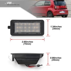 Led Φαναράκι Πινακίδας Για VW Up 12-17 / Seat Mii 12-21 / Skoda Citigo 12-21 Canbus 1 Τεμάχιο Led Φαναράκι Πινακίδας Για VW Up 12-17 / Seat Mii 12-21 / Skoda Citigo 12-21 Canbus 1 Τεμάχιο