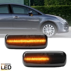 Φλας Καθρέπτη Για Citroen C4 04-11 Dynamic Led Canbus Μαύρο 2 Τεμάχια Φλας Καθρέπτη Για Citroen C4 04-11 Dynamic Led Canbus Μαύρο 2 Τεμάχια