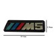 Σήμα M5 Για Καρδιές Bmw E60 Κουμπωτό 5.7cm x 1.9cm 1 Τεμάχιο