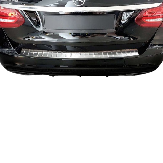 Προστατευτικό Πίσω Προφυλακτήρα Για Mercedes-Benz C-Class W205 Caravan 14-19 Από Ανοξείδωτο Ατσάλι (Steel)