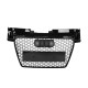 Μάσκα Για Audi TT 8J 06-14 TTRS Look  Κυψελωτή Γυαλιστερό Μαύρο 1 Τεμάχιο