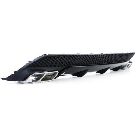Diffuser Πίσω Προφυλακτήρα Για Mercedes-Benz CLA C117 13-16 Amg Look Για Amg Sport Line Προφυλακτήρες Σετ Με Μπούκες Από Abs Πλαστικό